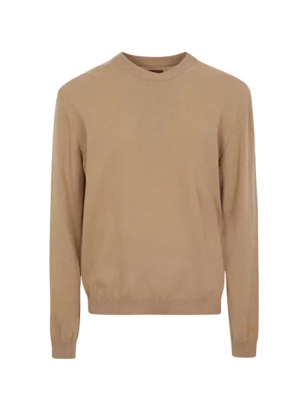 Pulover Woolrich de lână cu decolteu rotund