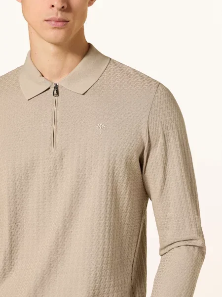 Joop! Pletená Polokošile Turvin Modern Fit béžová