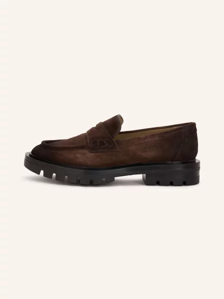 Santoni Penny Loafers Regina braun
