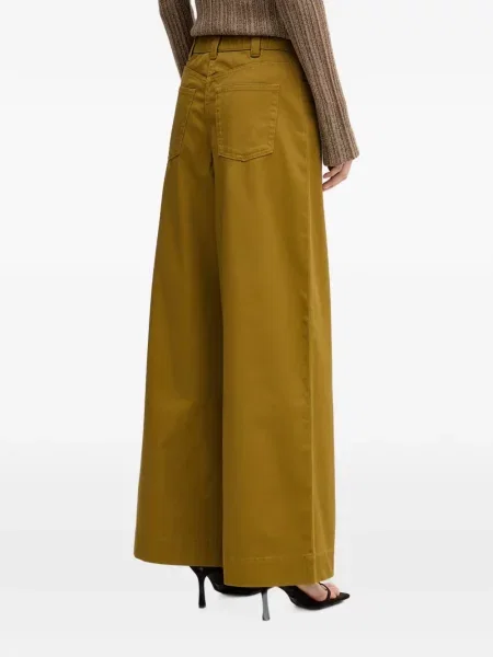 Pantaloni Sisley maro