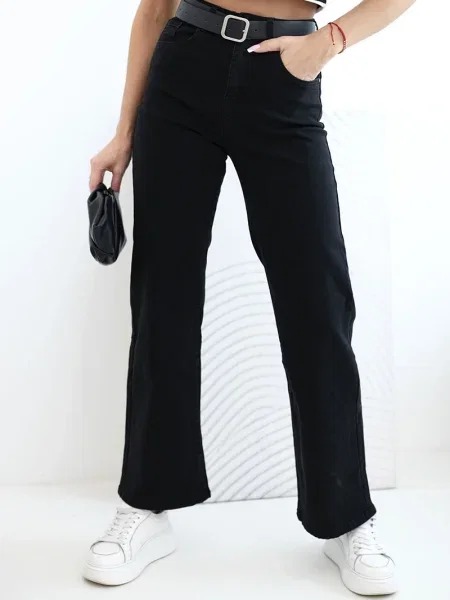 Blugi drepți Kesi negru