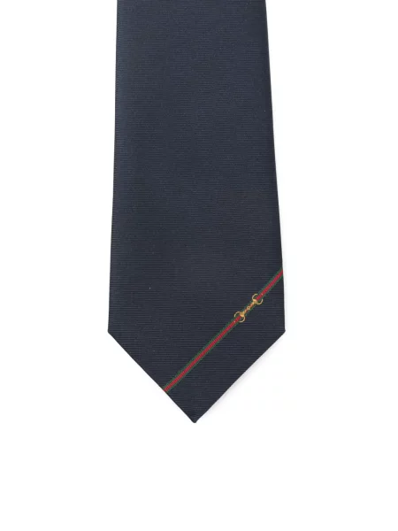 Cravată Gucci cu dungi albastru