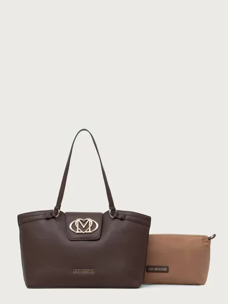 Love Moschino geantă shopper pentru femei maro