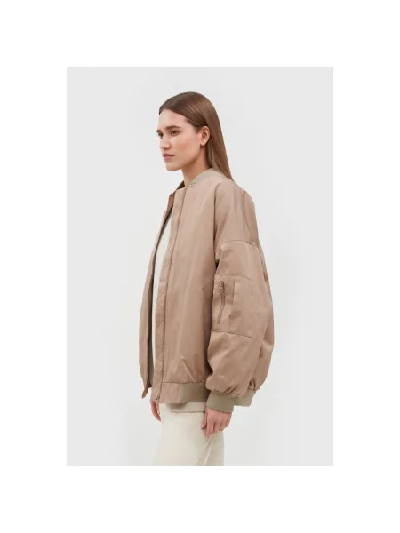 Куртка бомбер Estro бежева