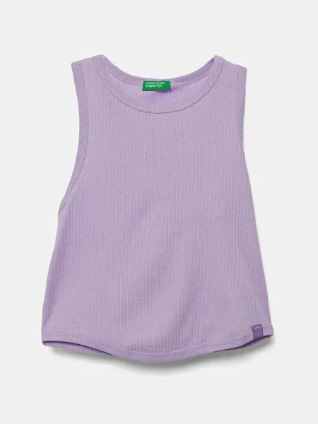 Dětské top United Colors Of Benetton fialový