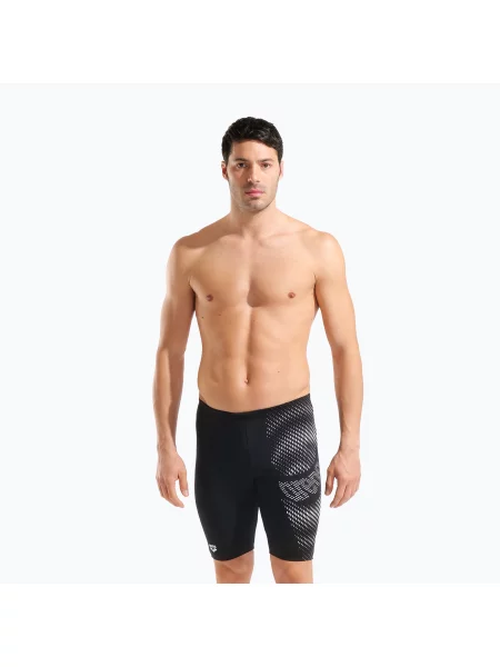 Мъжки шорти за плуване тип клин arena Distortion Swim Jammer black/white бяло