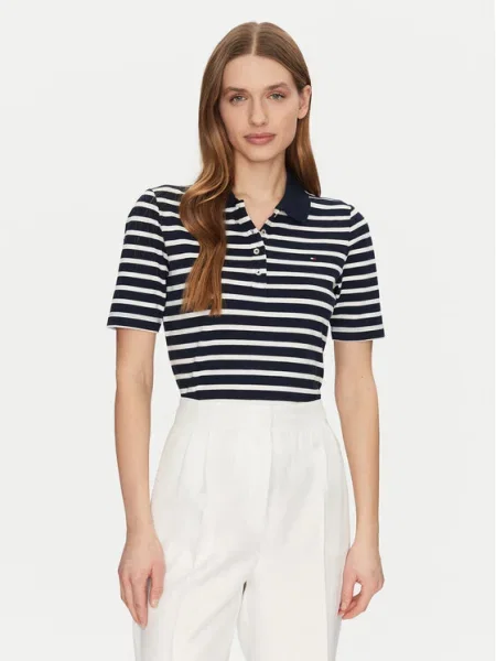 Polokošeľa Tommy Hilfiger biela