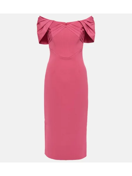 Sukienka midi Rebecca Vallance do kolan garniturowa różowa