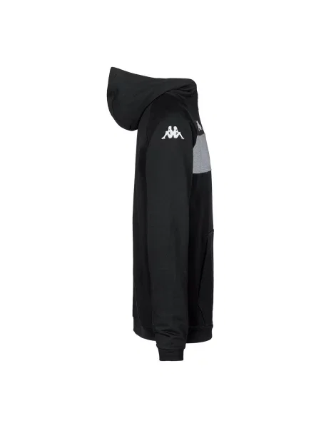 Bluza z kapturem dla dzieci Kappa Daccio czarna