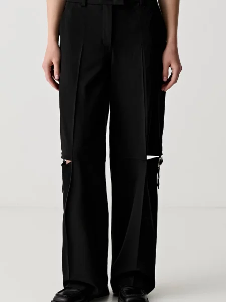 Karl Lagerfeld Jeans pantaloni de costum pentru femei negru
