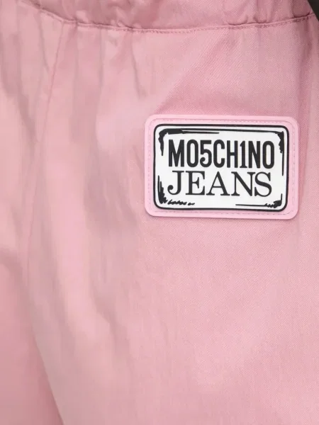 Szorty jeansowe Moschino Jeans różowe