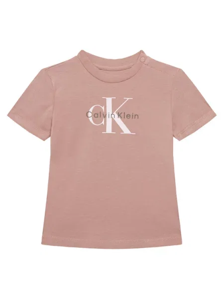 Dětské tričko Calvin Klein Jeans růžové