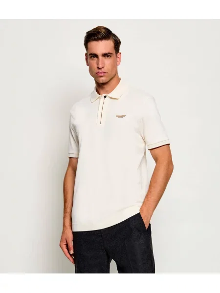 Tricou polo Boss Black negru