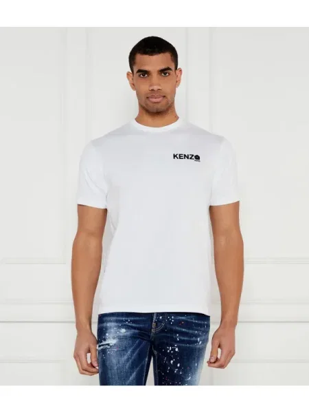 Kenzo Tricou BOKE FLOWER | Classic fit alb