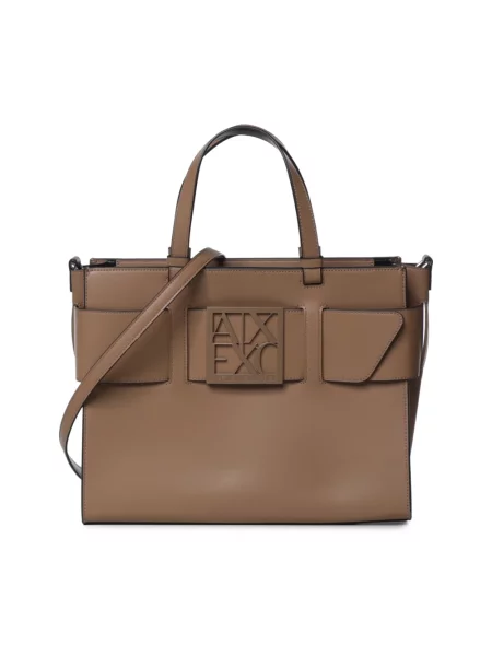 Torebka Armani Exchange brązowa