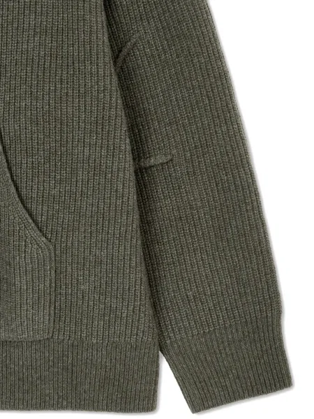 Pulover Studio Tomboy cu glugă verde