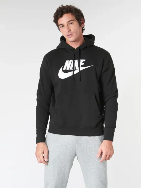 Hanorac cu glugă Nike negru
