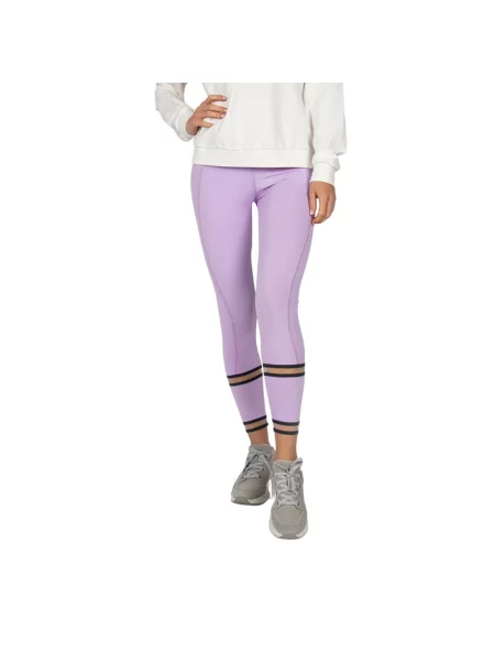 Legginsy Trussardi fioletowe