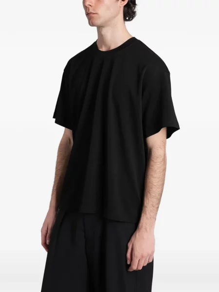 Tricou Attachment cu decolteu rotund negru