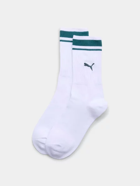 PUMA Unisex Heritage Stripe Шкарпетки Унісекс Комбінований верх зелений