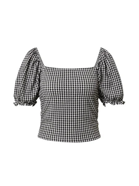 EDITED Halenka Floretta černá bílá