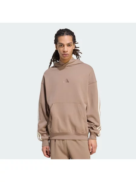 MIKINA S KAPUCÍ ADIDAS KIT bílá