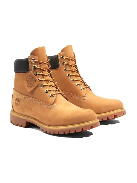 Botki Timberland skórzane beżowe