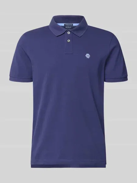 Koszulka polo o kroju regular fit z wyhaftowanym logo Mcneal granatowa
