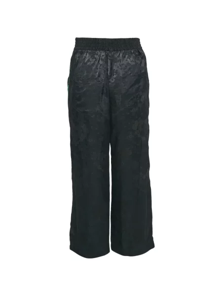 Pantaloni Maje cu model floral negru