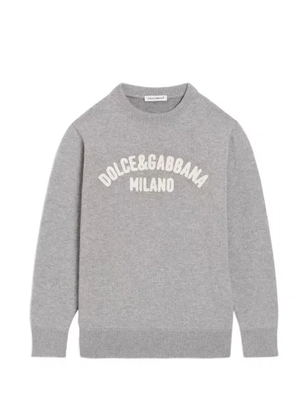 Sweter dziecięcy Dolce And Gabbana szary
