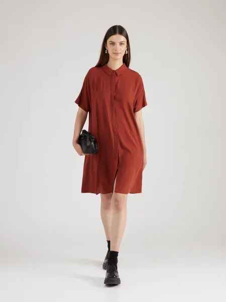 Soft Rebels Rochie tip bluză Freedom ruginiu maro