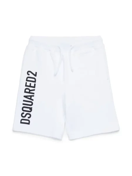 Szorty dziecięce Dsquared2 białe