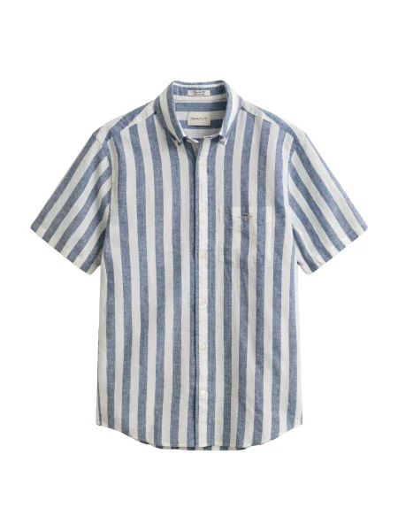 GANT Košile safírová / přírodní bílá