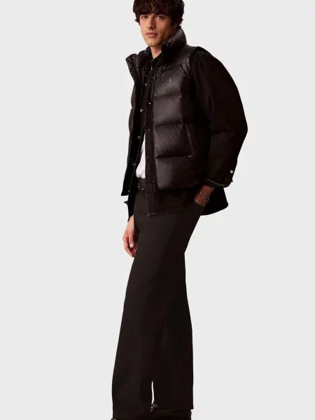 Джинсовий жилет Calvin Klein Jeans чорний