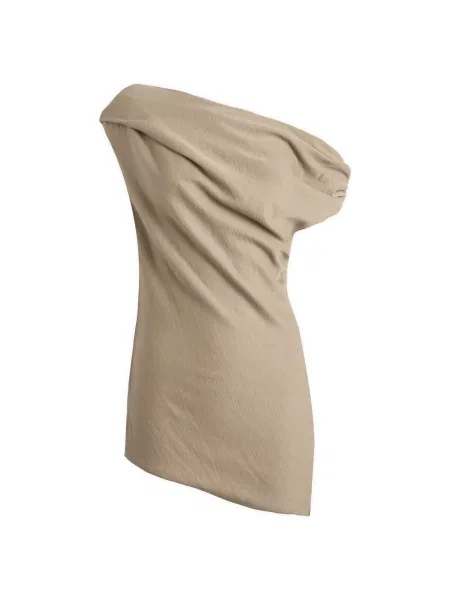 Top Entire Studios z dżerseju beżowy