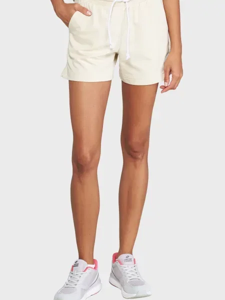 Короткие спортивные шорты Lotto бежевые