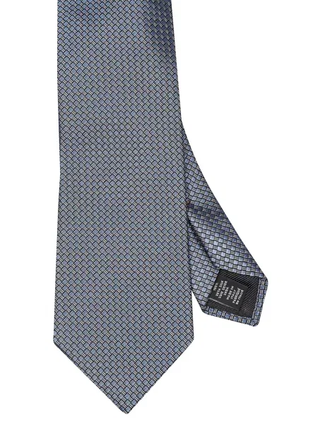Μεταξωτή γραβάτα Zegna μπλε