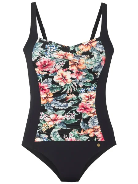 LASCANA Enodelne kopalke črna