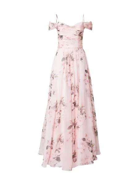 Mascara Večernja haljina žuta losos siva