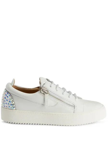 Sneakerși Giuseppe Zanotti din piele alb