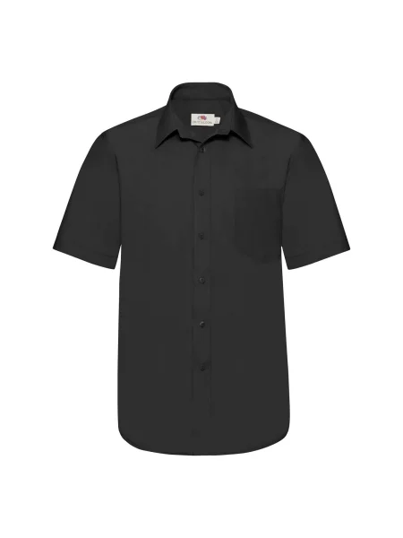 Poplínová košile Fruit Of The Loom šedá