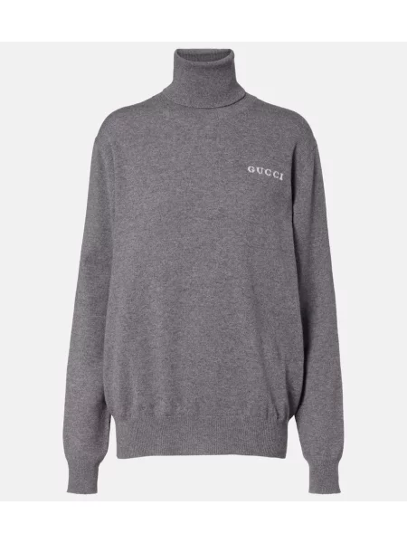 Heláncă Gucci din cașmir gri