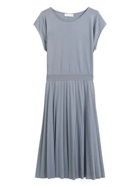 Rochie midi Marc O'polo plisată până la genunchi de costum albastru