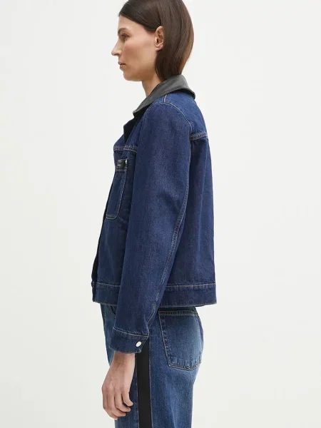 Μπουφάν Wales Bonner Sea Denim ναυτικό μπλε