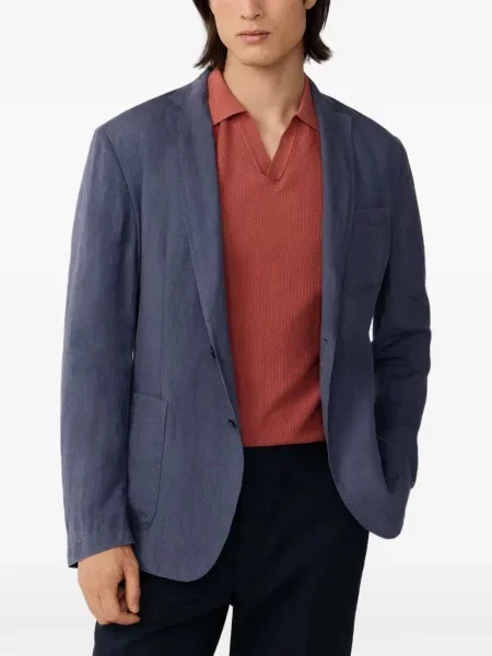 Sacou Hackett London cu rever albastru