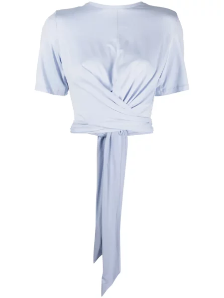 Tricou Ba&sh scurt albastru