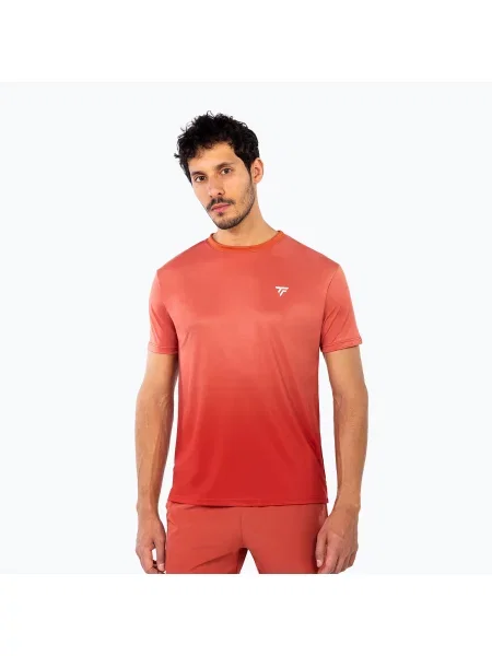 Футболка тенісна Tecnifibre Team X-Loop terracotta