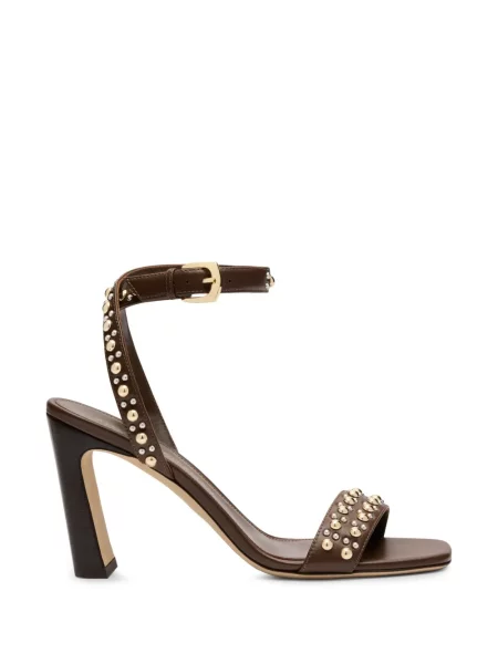Sandale Stuart Weitzman din piele maro