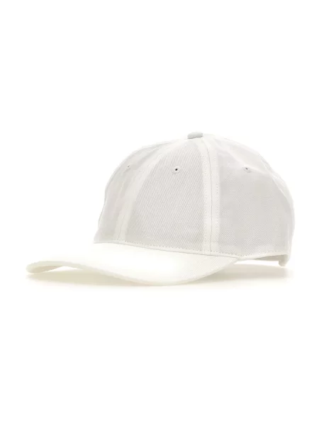Lacoste czapka z daszkiem gładka biały