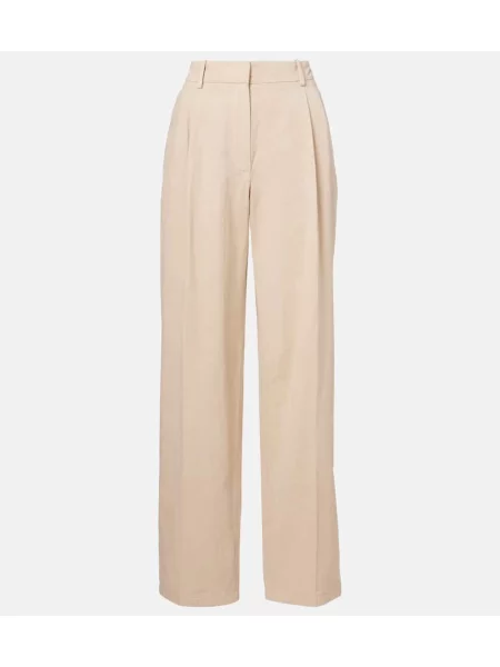 Pantaloni The Row de in bej